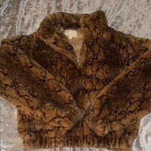 Cozy Faux Fur Brown Jacket